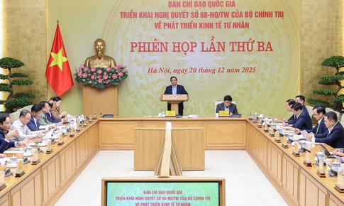 Thủ tướng: Kinh tế tư nhân tiếp tục khẳng định vai trò động lực quan trọng của nền kinh tế