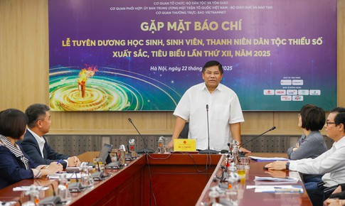 Tuyên dương 145 học sinh, sinh viên, thanh niên dân tộc thiểu số xuất sắc, tiêu biểu năm 2025