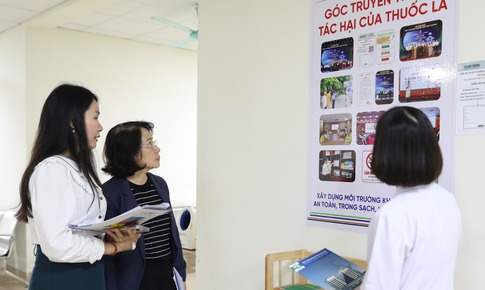 Ghi nhận nỗ lực xây dựng môi trường y tế không khói thuốc tại các bệnh viện