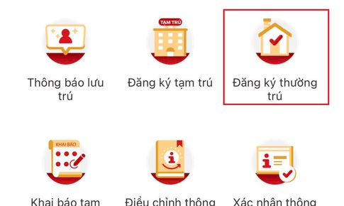 Cách đăng ký thủ tục đăng ký thông tin cư trú cho con qua VNeID