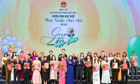 Chương trình 'Mùa xuân cho em' lần thứ 19 tiếp nhận hơn 116 tỷ đồng giúp trẻ có hoàn cảnh đặc biệt, khó khăn