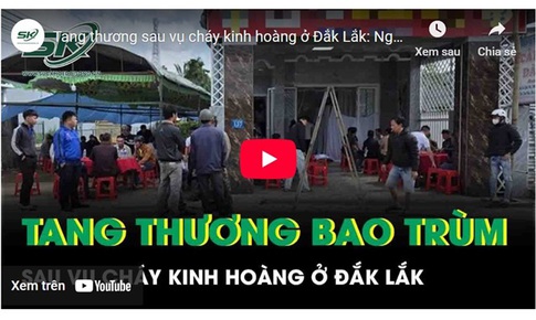 Tang thương sau vụ cháy ở Đắk Lắk: Người cha đau đớn mất con trai, con dâu và 2 cháu nội