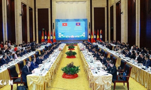 Thủ tướng Phạm Minh Ch&#237;nh đồng chủ tr&#236; Kỳ họp 48 Ủy ban li&#234;n Ch&#237;nh phủ hợp t&#225;c Việt Nam - L&#224;o