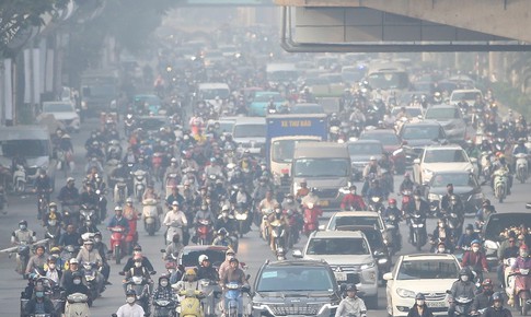 Sáng nay nhiều tỉnh thành miền Bắc ô nhiễm không khí nghiêm trọng