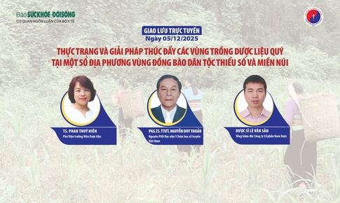 Giao lưu trực tuyến: Thực trạng v&#224; giải ph&#225;p th&#250;c đẩy c&#225;c v&#249;ng trồng dược liệu qu&#253; tại một số địa phương v&#249;ng đồng b&#224;o d&#226;n tộc thiểu số v&#224; miền n&#250;i