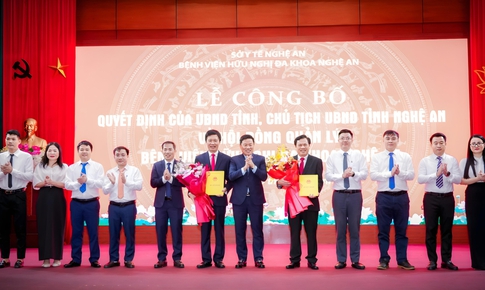 Bổ nhiệm Chủ tịch Hội đồng quản l&#253; Bệnh viện Hữu nghị Đa khoa Nghệ An