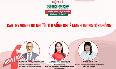 Truyền h&#236;nh trực tuyến: &#39;K=K: Hy vọng cho người c&#243; H sống khoẻ mạnh trong cộng đồng&#39;