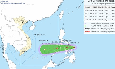 &#193;p thấp nhiệt đới gần Biển Đ&#244;ng c&#243; khả năng mạnh l&#234;n th&#224;nh b&#227;o, c&#225;c tỉnh th&#224;nh chuẩn bị ứng ph&#243;