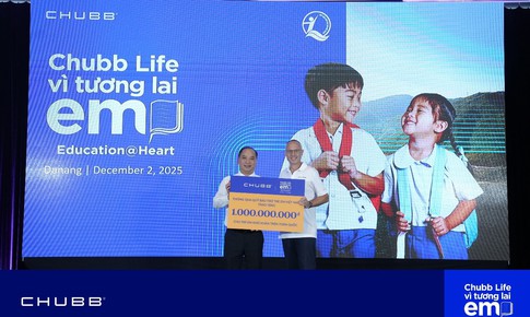 &#39;Chubb Life – V&#236; Tương Lai Em&#39; san sẻ với trẻ em kh&#243; khăn v&#224; chịu ảnh hưởng bởi b&#227;o lũ