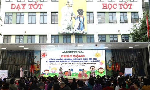 Phường Ngọc H&#224; ph&#225;t động Th&#225;ng h&#224;nh động D&#226;n số 2025