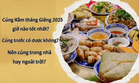 C&#250;ng Rằm th&#225;ng Gi&#234;ng 2025 giờ n&#224;o tốt nhất? N&#234;n c&#250;ng trong nh&#224; hay ngo&#224;i trời?