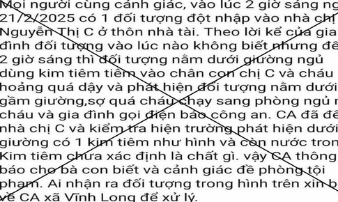 Thực hư th&#244;ng tin &#39;người lạ trốn dưới gầm giường d&#249;ng kim ti&#234;m ch&#237;ch trẻ em&#39;