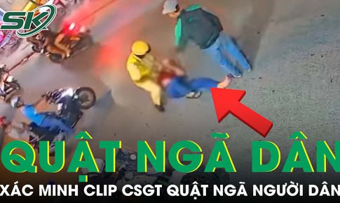 X&#225;c minh clip CSGT giật v&#237;, quật ng&#227; người đ&#224;n &#244;ng tại TP HCM