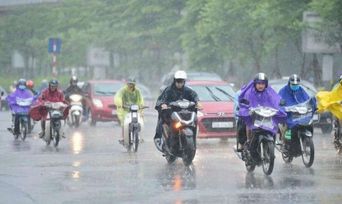 V&#249;ng m&#226;y d&#224;y bao phủ, H&#224; Nội tiếp tục mưa d&#244;ng k&#233;o d&#224;i cả ng&#224;y