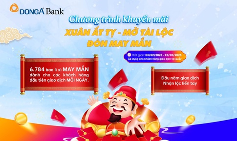 Xu&#226;n đến nh&#224;, Lộc đến tay – Giao dịch ngay c&#249;ng DongA Bank