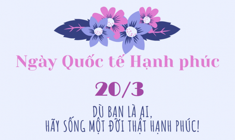 Những mẫu thiệp ng&#224;y Quốc tế Hạnh ph&#250;c 20/3 đẹp nhất