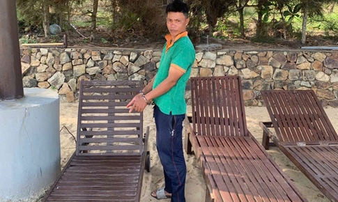 Bảo vệ resort lẻn vào trộm điện thoại của nữ du khách khi đang tắm biển