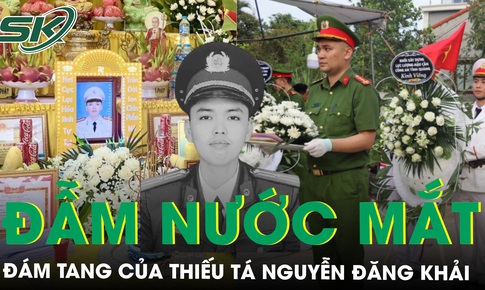 Đẫm nước mắt đám tang Thiếu tá Nguyễn Đăng Khải - chiến sĩ ngã xuống khi tuổi đời còn quá trẻ