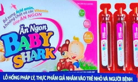 Cục An toàn thực phẩm: Người dân không sử dụng 2 sản phẩm Baby Shark và Medi Kid Calcium K2