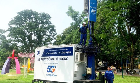 Tăng cường các trạm phát sóng lưu động (BTS) đảm bảo liên lạc thông suốt dịp nghỉ lễ 30/4-1/5