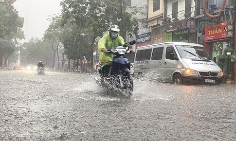 Miền Bắc trời mát, duy trì mưa dông vào chiều tối