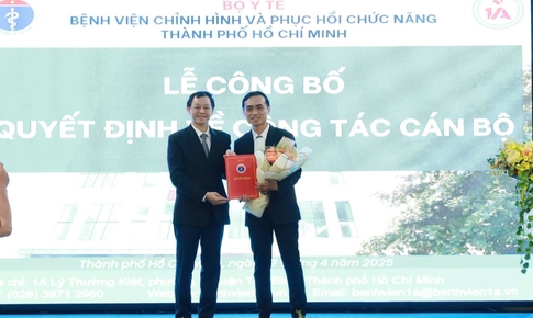 Bộ Y tế bổ nhiệm lãnh đạo Bệnh viện Chỉnh hình & Phục hồi chức năng TPHCM
