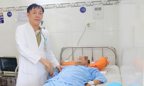 Mở sọ não cứu sống bệnh nhân bị xuất huyết não nguy kịch