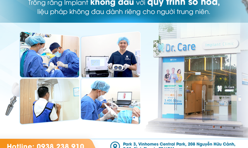 Trồng răng implant toàn hàm tuổi trung niên: đừng chọn sai nha khoa
