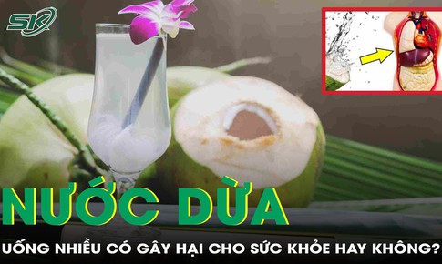 Uống nhiều nước dừa giải khát mùa nắng nóng có gây hại cho sức khỏe hay không?