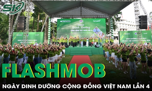 Flashmob sôi động hưởng ứng Ngày Dinh dưỡng cộng đồng Việt Nam lần 4 tại TPHCM