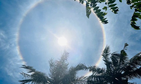 Cơ quan khí tượng lên tiếng giải thích về hiện tượng quầng Mặt trời