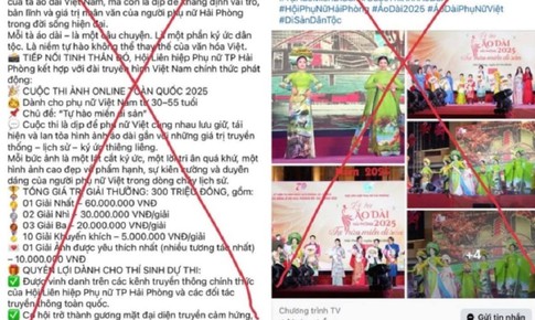 Hội LHPN TP. Hải Phòng bác bỏ thông tin sai sự thật về cuộc thi ảnh 'Tự hào miền di sản'