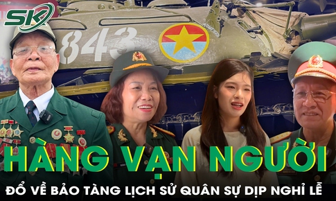 Hàng vạn người đổ về xem hiện vật lịch sử trong dịp nghỉ lễ 30/4 - 1/5