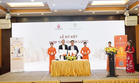 Lễ ký kết hợp tác chiến lược giữa Tập đoàn Sunday Natural và Công ty Cổ phần DGK Việt Nam