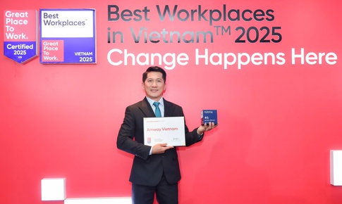 Amway đứng top 6 nơi l&#224;m việc xuất sắc h&#224;ng đầu Việt Nam 2025
