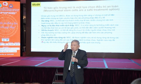 Giáo sư Thái Hồng Quang mang kỳ vọng mới về liệu pháp tế bào gốc đến Hội nghị Nội tiết Đái tháo đường và Rối loạn chuyển hoá khu vực Miền Trung Tây Nguyên
