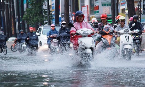 Những nơi nào có mưa lớn nhất từ chiều nay?