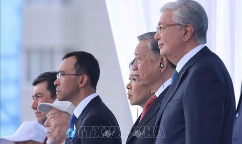 Tổng Bí thư Tô Lâm dự Lễ duyệt binh Kỷ niệm 80 năm Ngày Chiến thắng phát xít tại Kazakhstan