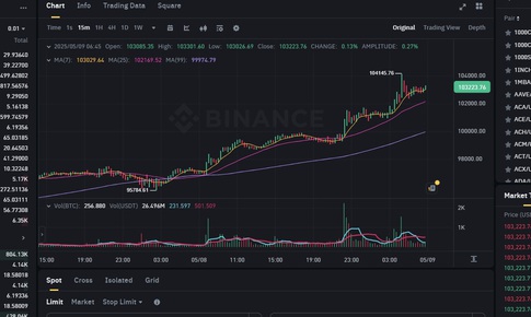 Bitcoin tăng dựng đứng, khả năng cao phá đỉnh