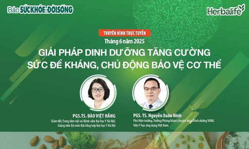 Truyền h&#236;nh trực tuyến: Giải ph&#225;p dinh dưỡng tăng cường sức đề kh&#225;ng, chủ động bảo vệ cơ thể