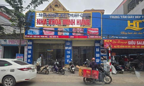 Thanh Hóa xử phạt hàng loạt cơ sở nha khoa hoạt động ‘chui’