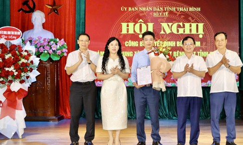Phó giám đốc Sở Y tế Thái Bình được điều động làm Giám đốc Trung tâm Kiểm soát bệnh tật