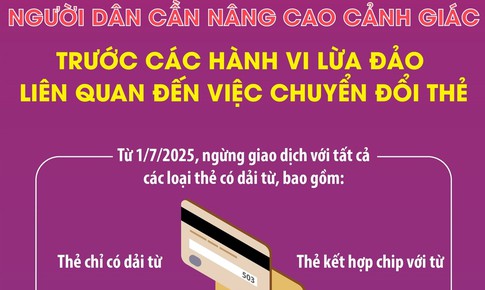 Cảnh giác trước các hành vi lừa đảo liên quan đến việc chuyển đổi thẻ ATM