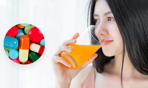 6 loại nước không được uống cùng với thuốc