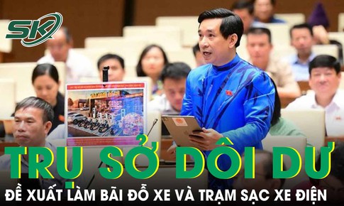 Đại biểu Nguyễn Văn Cảnh đề xuất sử dụng trụ sở dôi dư làm bãi đỗ xe và trạm sạc xe điện