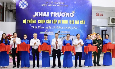 Thái Bình khai trương hệ thống chụp cắt lớp vi tính 512 lát cắt hiện đại