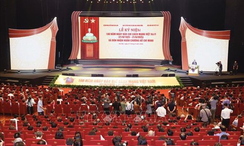 Tổng B&#237; thư T&#244; L&#226;m dự Lễ kỷ niệm 100 năm Ng&#224;y B&#225;o ch&#237; c&#225;ch mạng Việt Nam