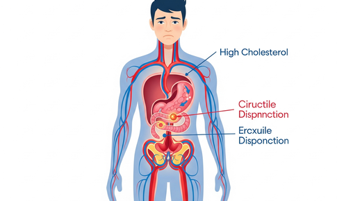 Cholesterol cao có thể gây ra rối loạn cương dương?