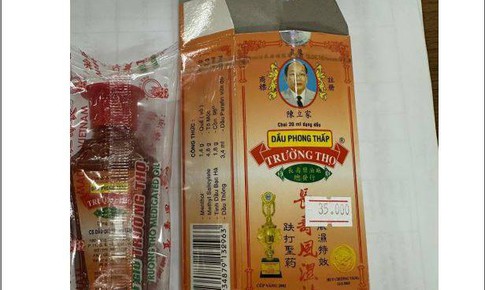 Cảnh báo về thuốc giả Dầu phong thấp Trường Thọ