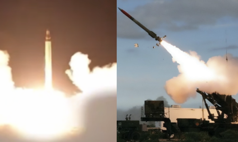Khoảnh khắc Patriot bắn hạ tên lửa Iran tại căn cứ Mỹ ở Qatar